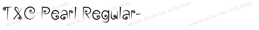 TXC Pearl Regular字体转换